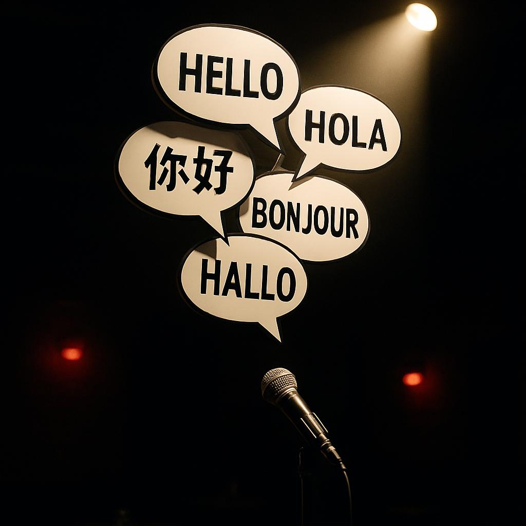 Hello, hola, bonjour, hallo, 你好.